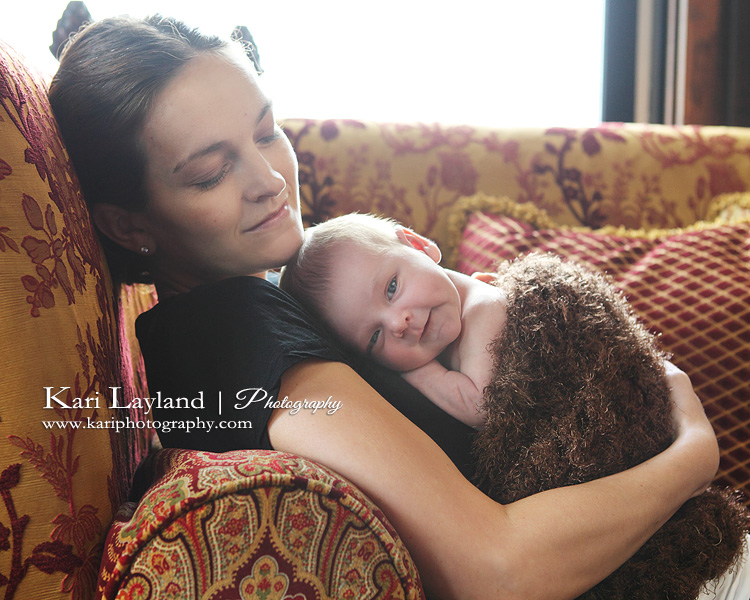 Taken in St Paul Mn by Kari Layland, newborn baby photographer.