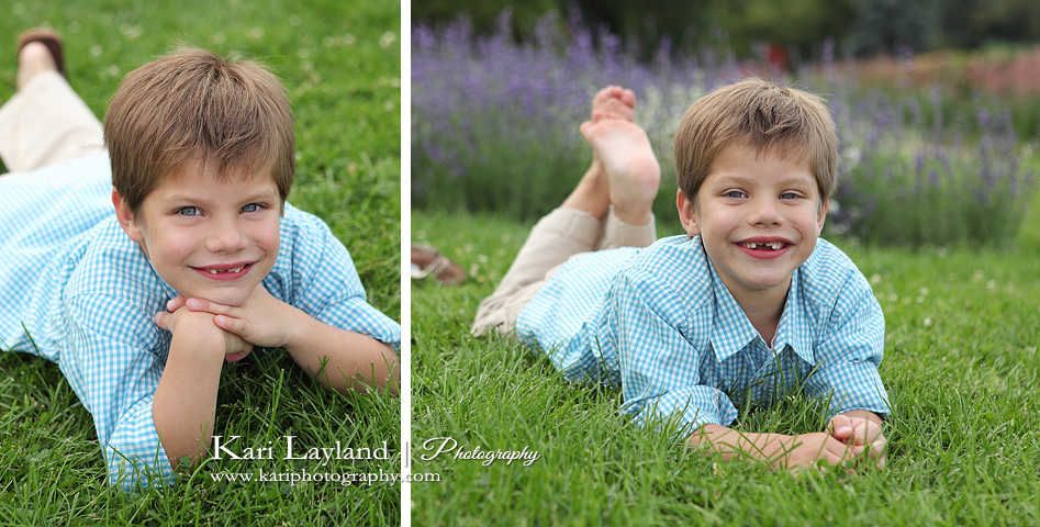 Cute little boy portrait by Kari Layland, Minneapolis Mn photographer.