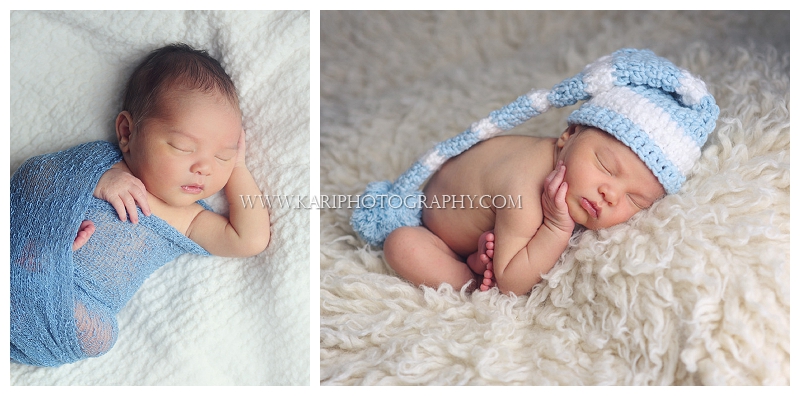 Newborn boy photo session Minnesota